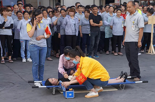 上；；；；＞胖薰2019年上半年消防演习现场